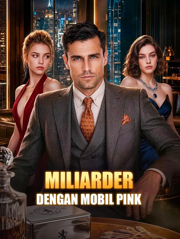 Poster Miliarder dengan Mobil Pink