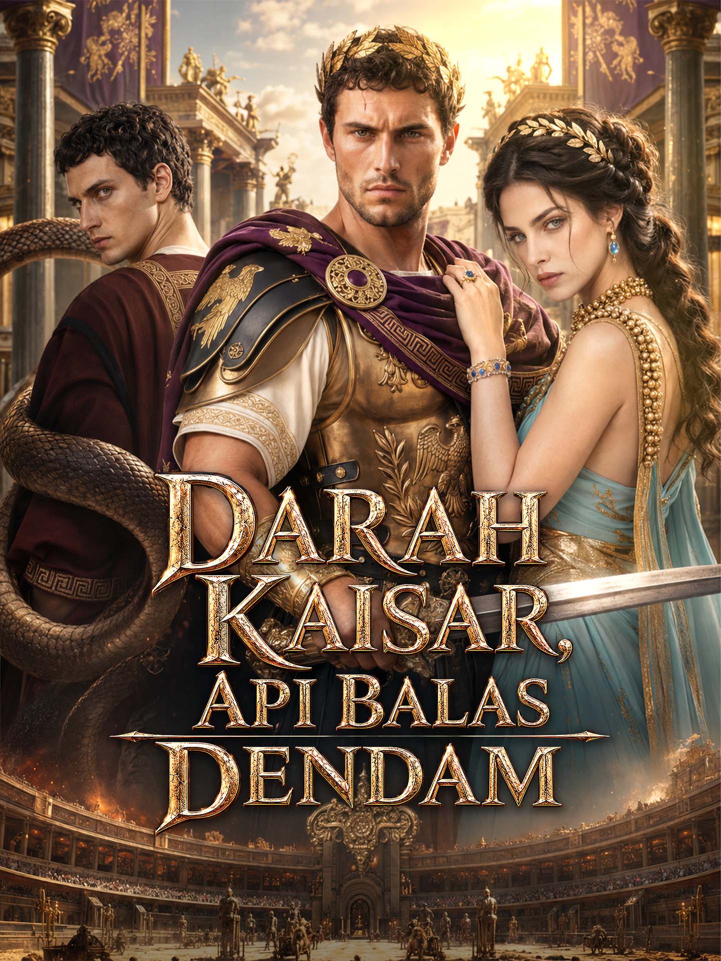 Poster Darah Kaisar, Api Balas Dendam