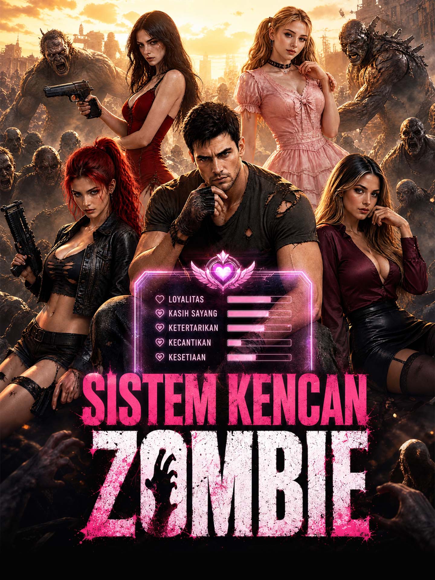 Poster Sistem Kencan Zombie