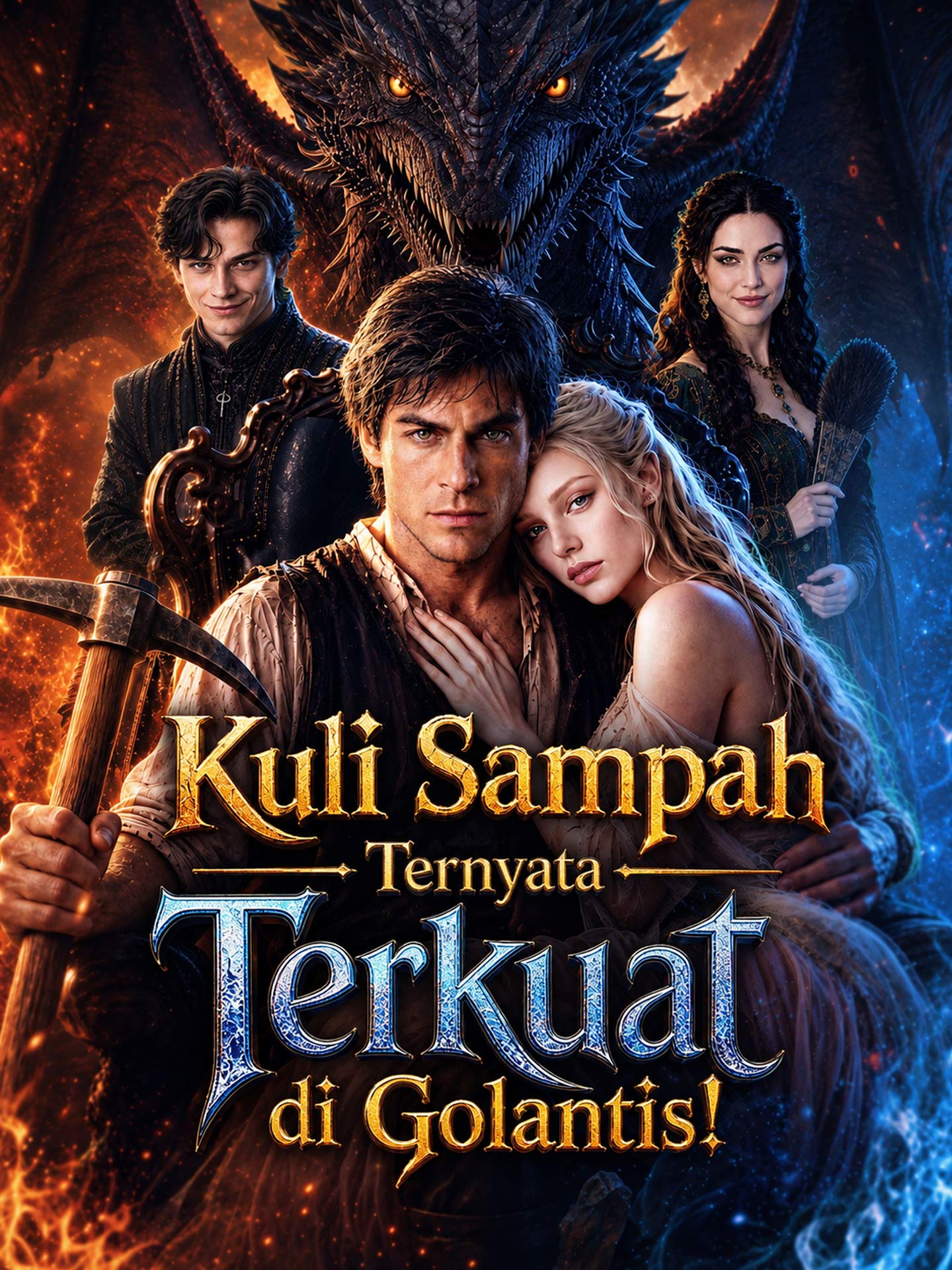 Poster Kuli Sampah Ternyata Terkuat di Golantis!