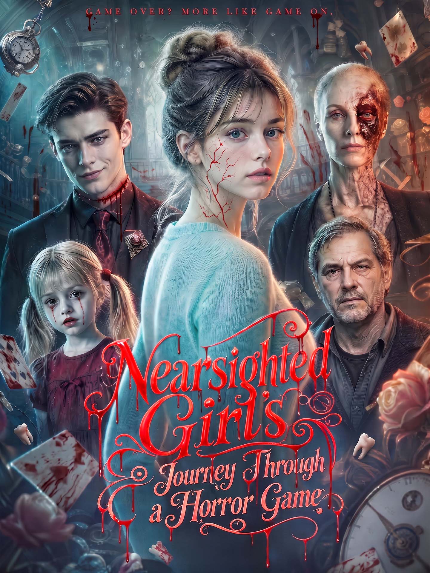 Poster A Nearsighted Girl’s Journey Through a Horror Game