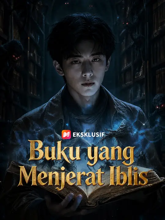 Poster Buku yang Menjerat Iblis