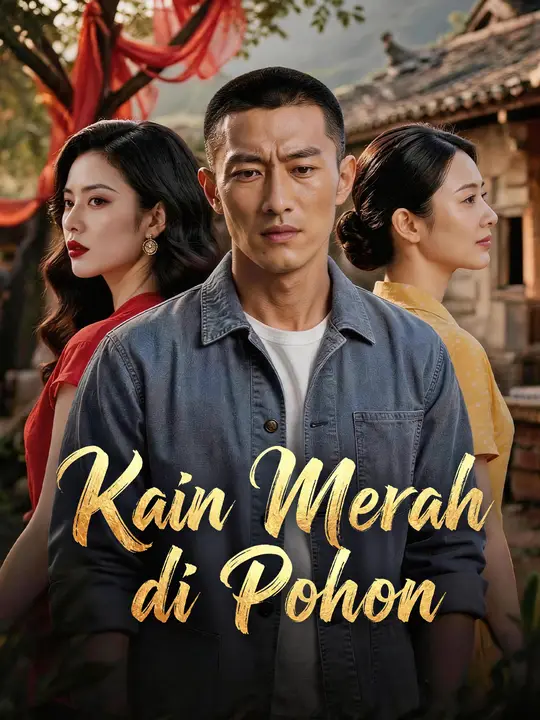 Poster Kain Merah di Pohon