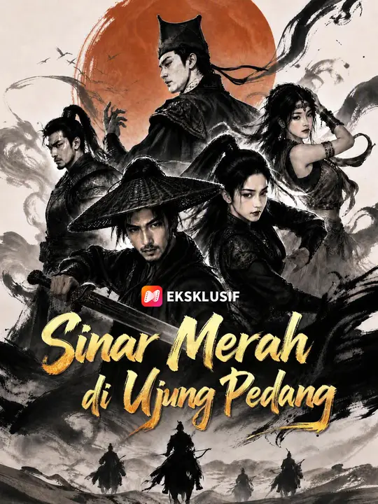 Poster Sinar Merah di Ujung Pedang