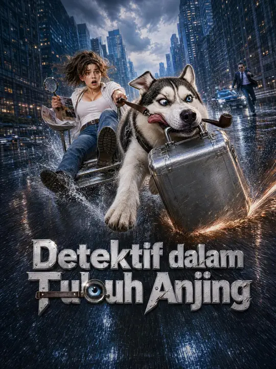 Poster Detektif dalam Tubuh Anjing