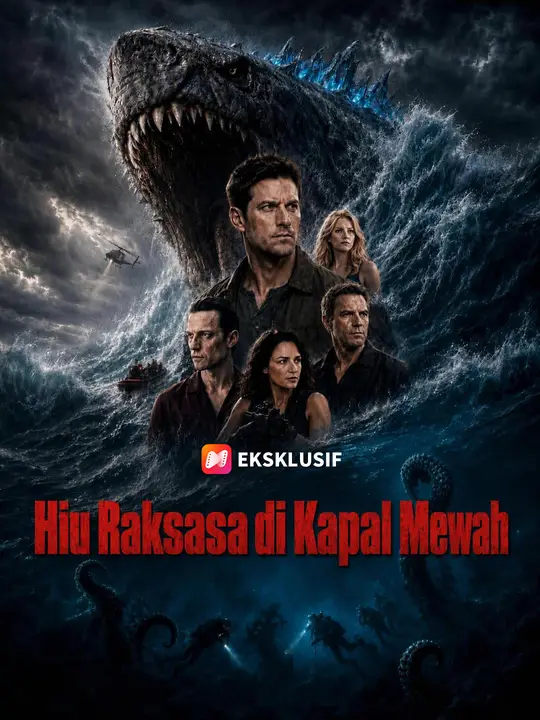 Poster Hiu Raksasa di Kapal Mewah