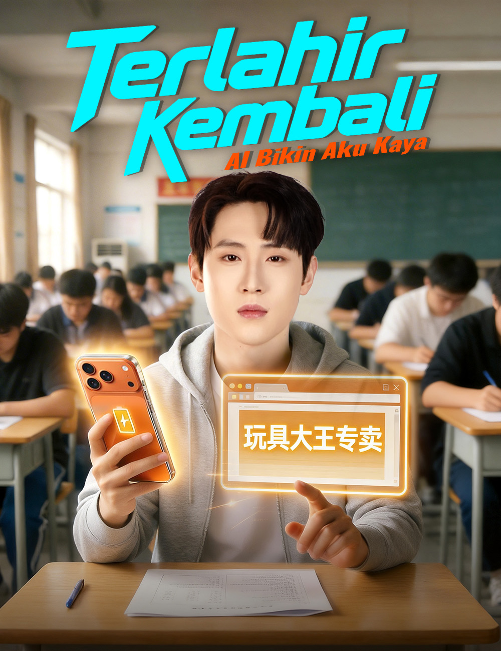 Poster Terlahir Kembali, AI Bikin Aku Kaya