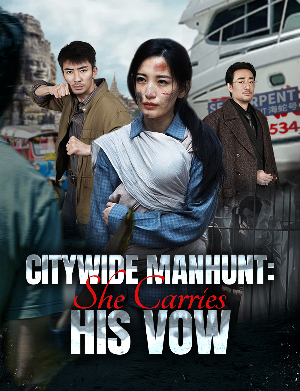 Poster Citywide Manhunt: She Carries His Vow