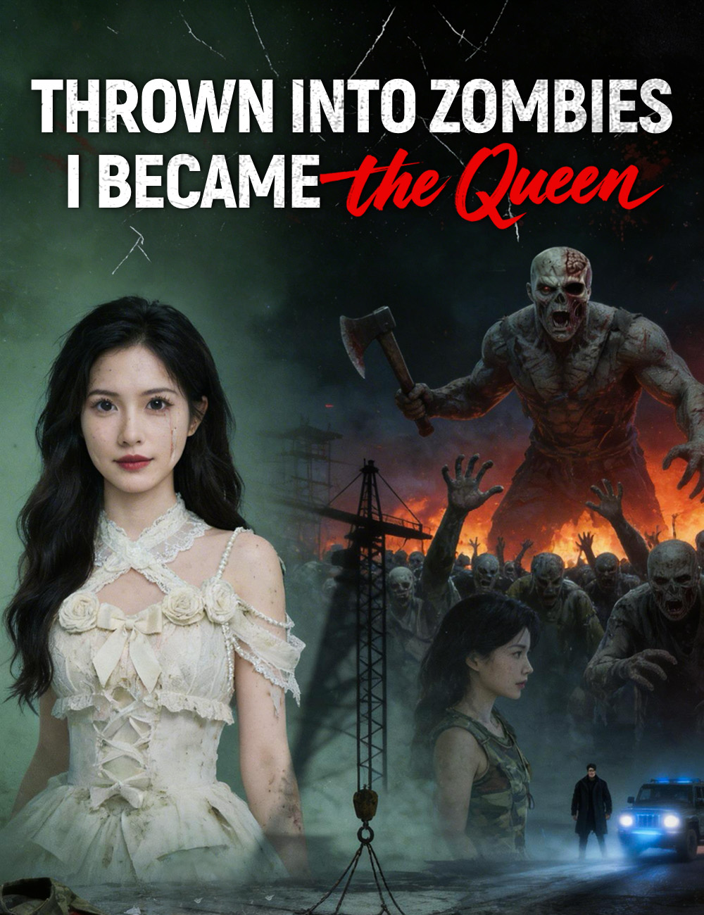 Poster Thrown Into Zombies, I Became the Queen