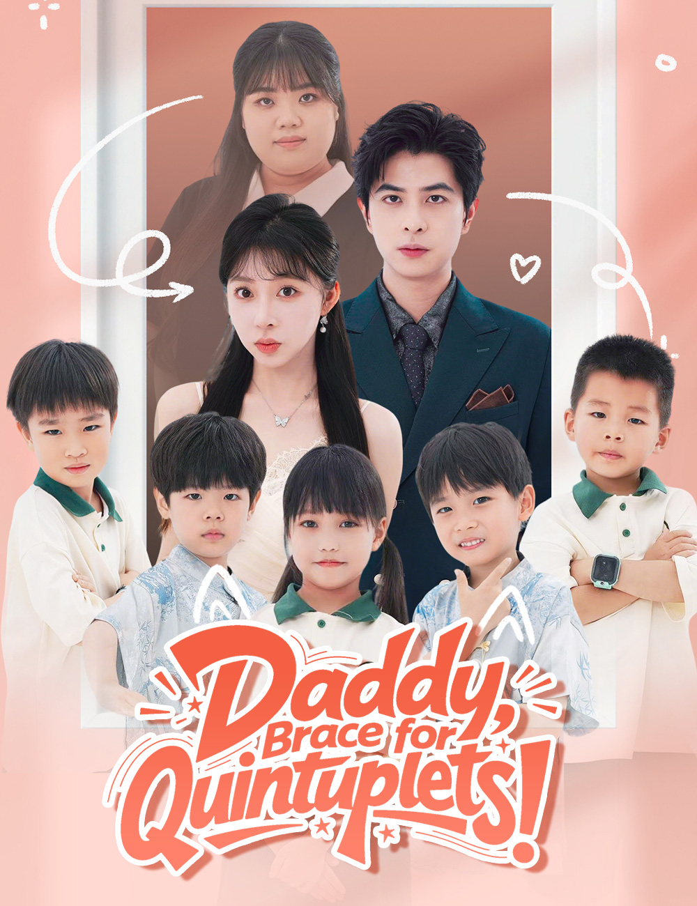 Poster Daddy, Brace for Quintuplets!