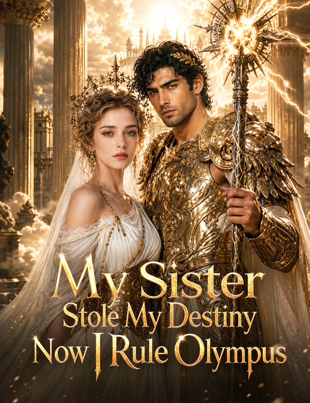 Poster My Sister Stole My Destiny, Now I Rule Olympus