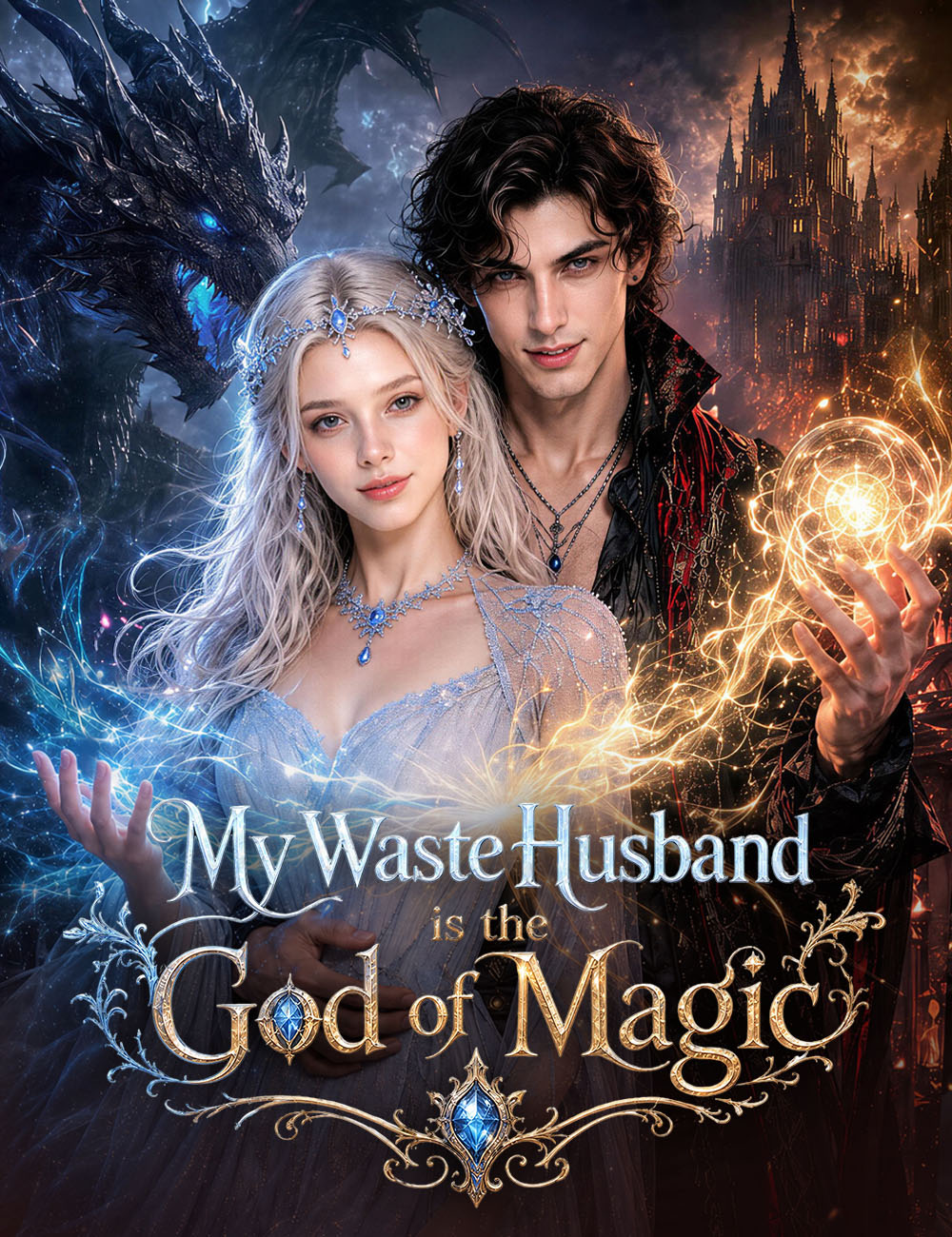 Poster My Waste Husband is the God of Magic