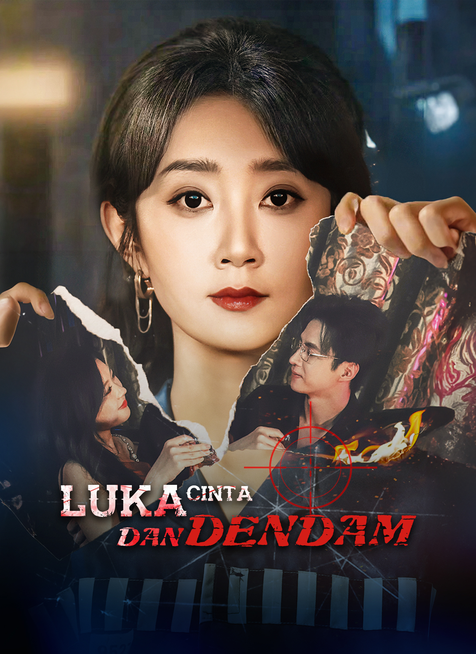 Poster Luka, Cinta, dan Dendam