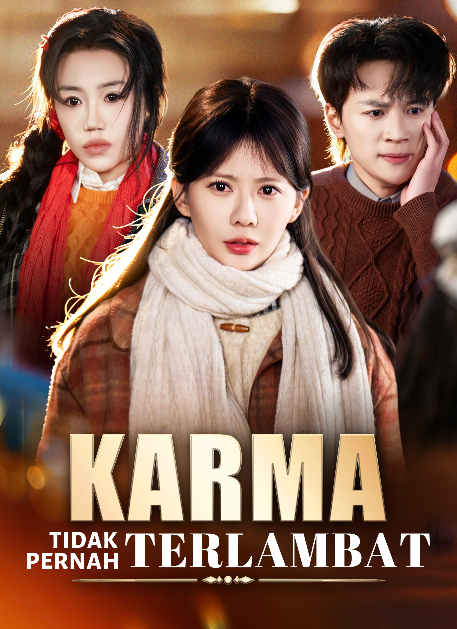 Poster Karma Tidak Pernah Terlambat