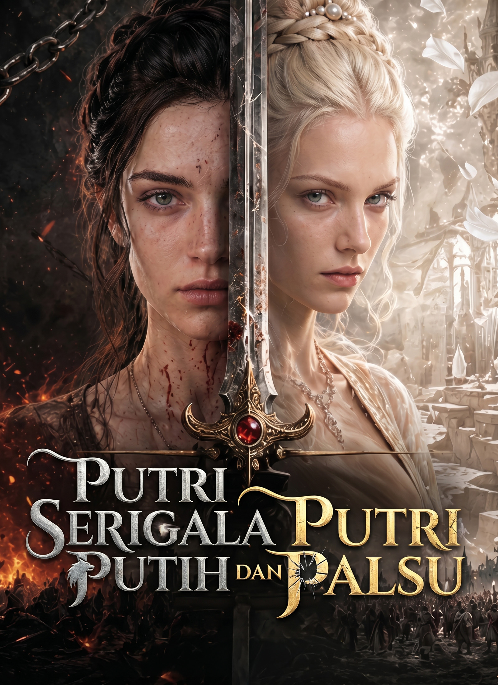 Poster Putri Serigala Putih dan Putri Palsu