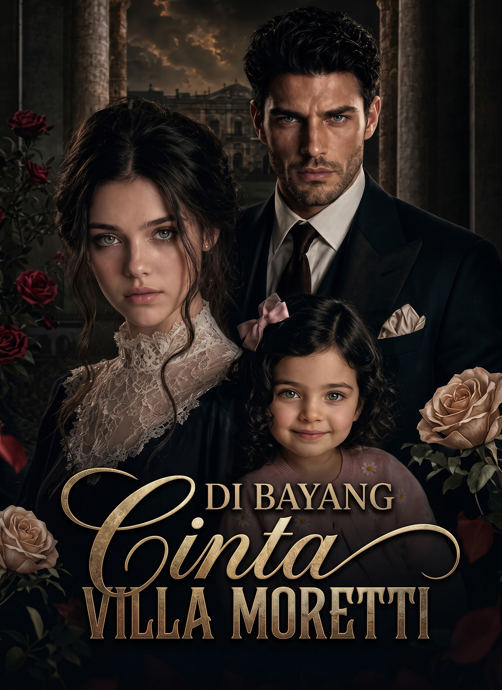 Poster Cinta di Bayang Villa Moretti