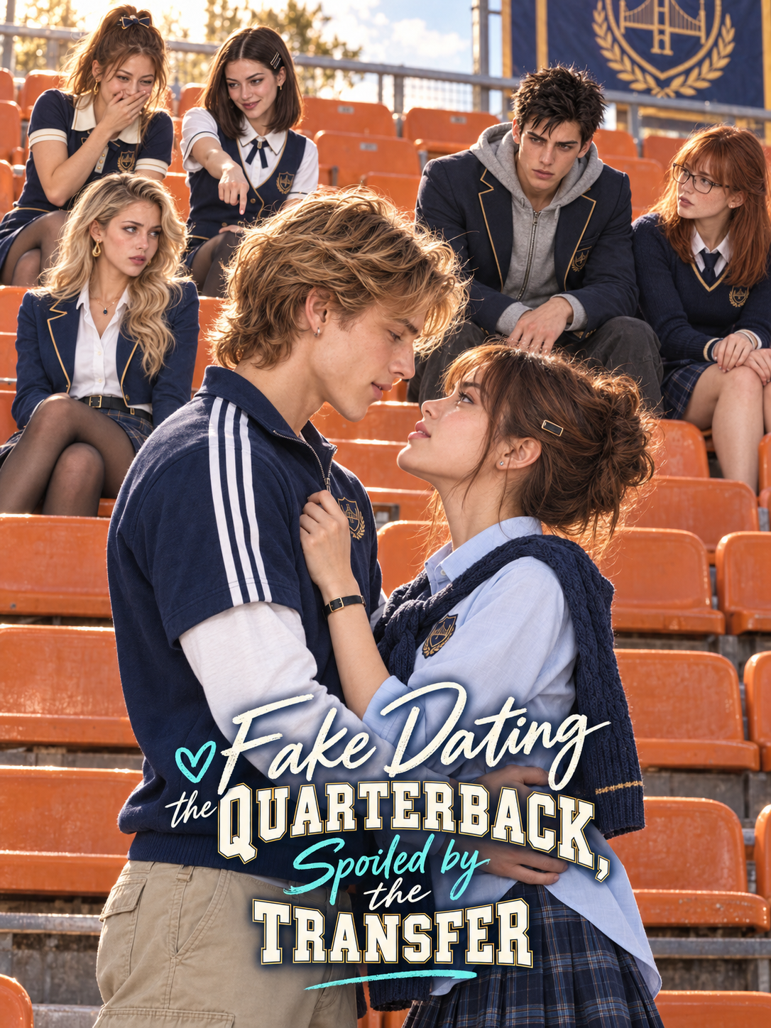 Poster Fake Dating the Quarterback, Spoiled by the Transfer