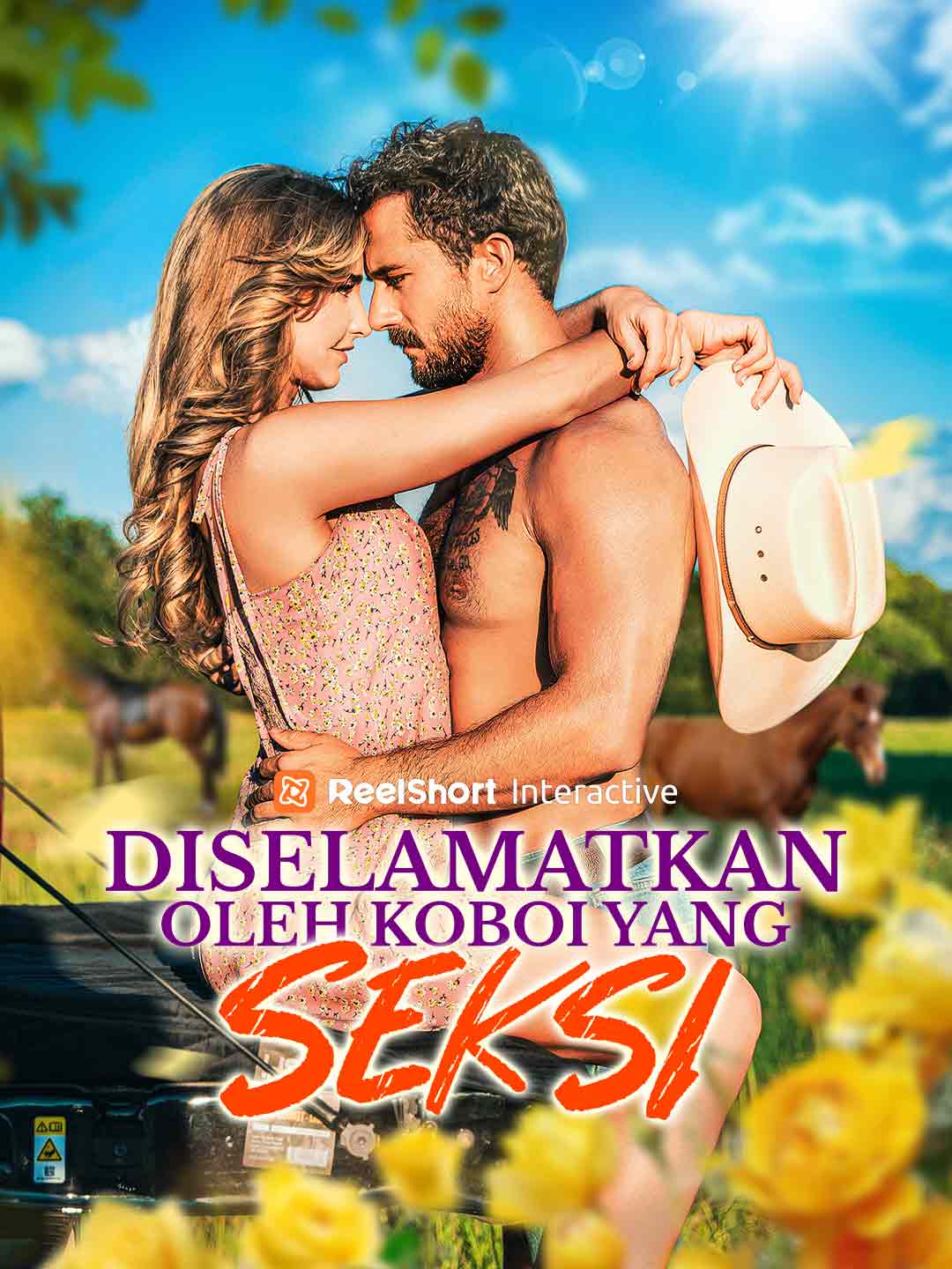 Poster Diselamatkan oleh Koboi yang seksi