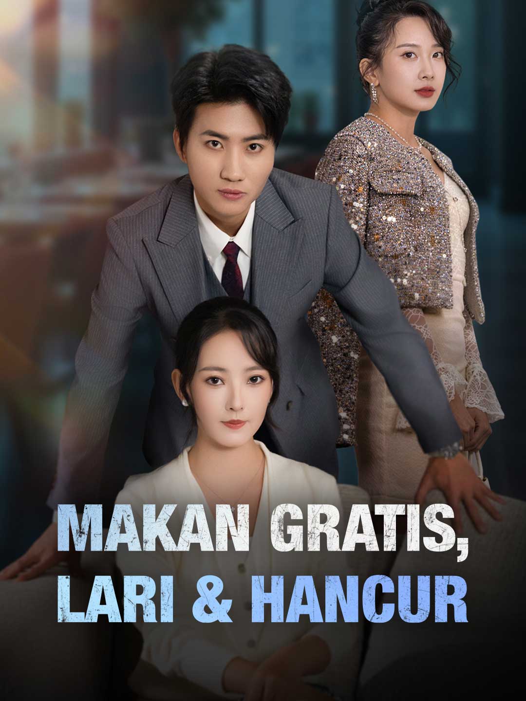 Poster Makan Gratis, Lari & Hancur
