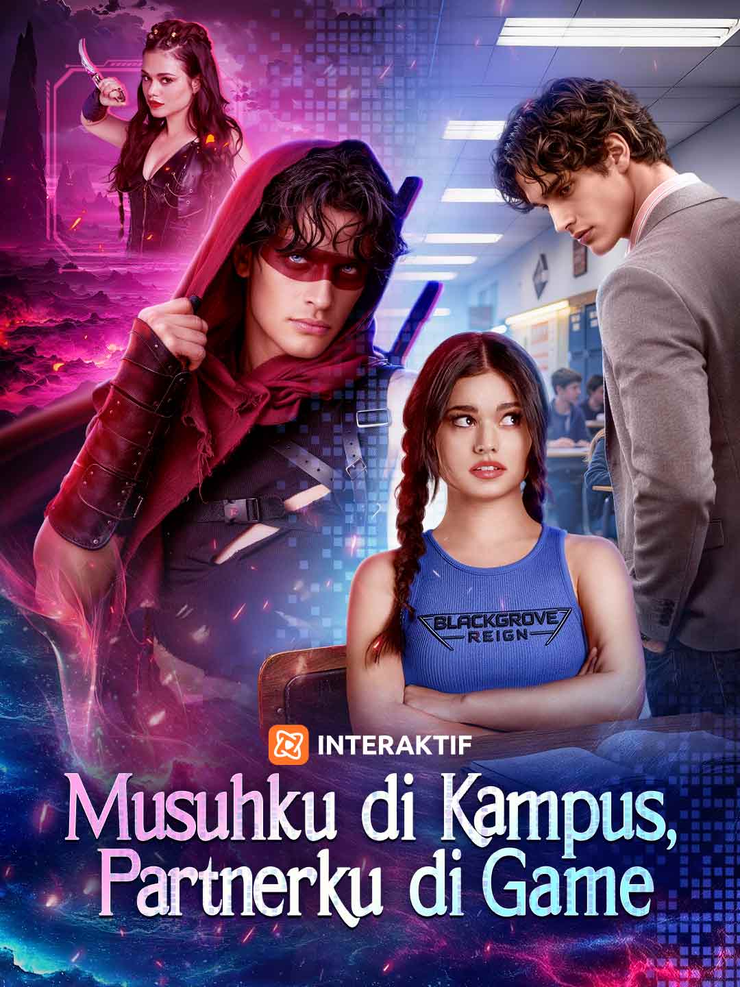 Poster Musuhku di Kampus, Partnerku di Game