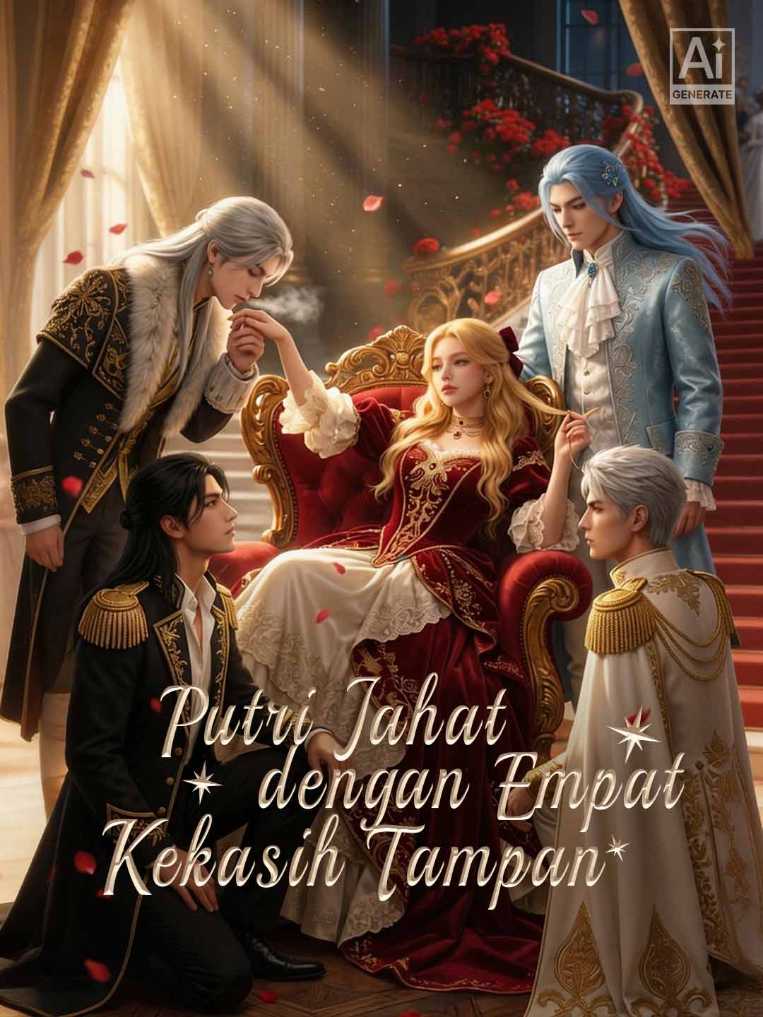 Poster Putri Jahat dengan Empat Kekasih Tampan
