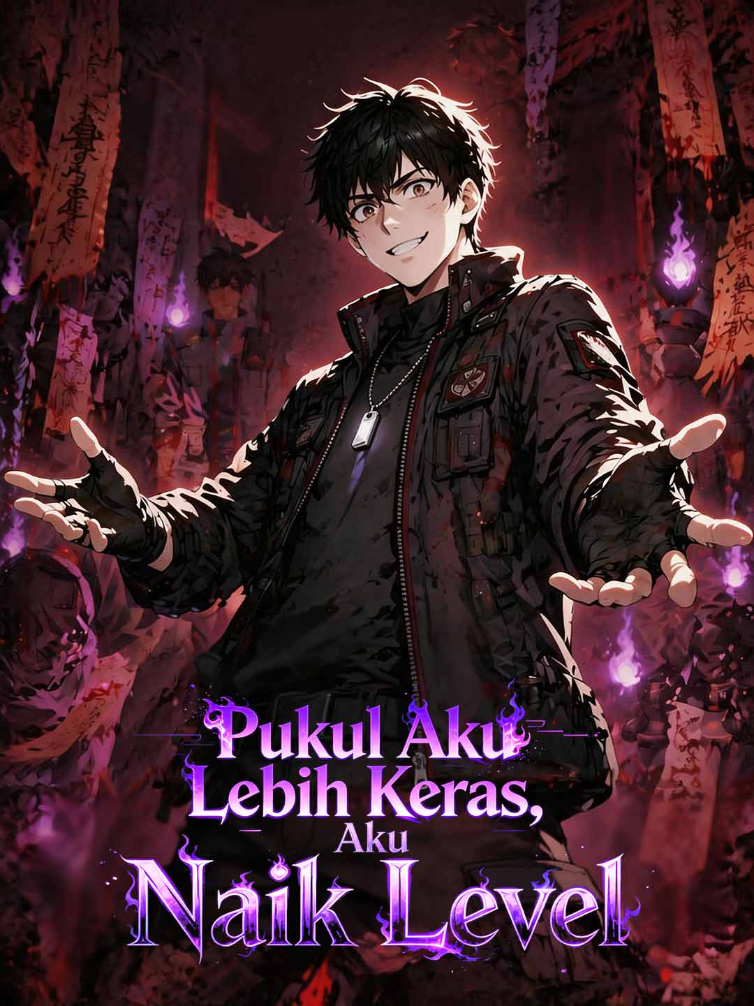 Poster Pukul Aku Lebih Keras, Aku Naik Level
