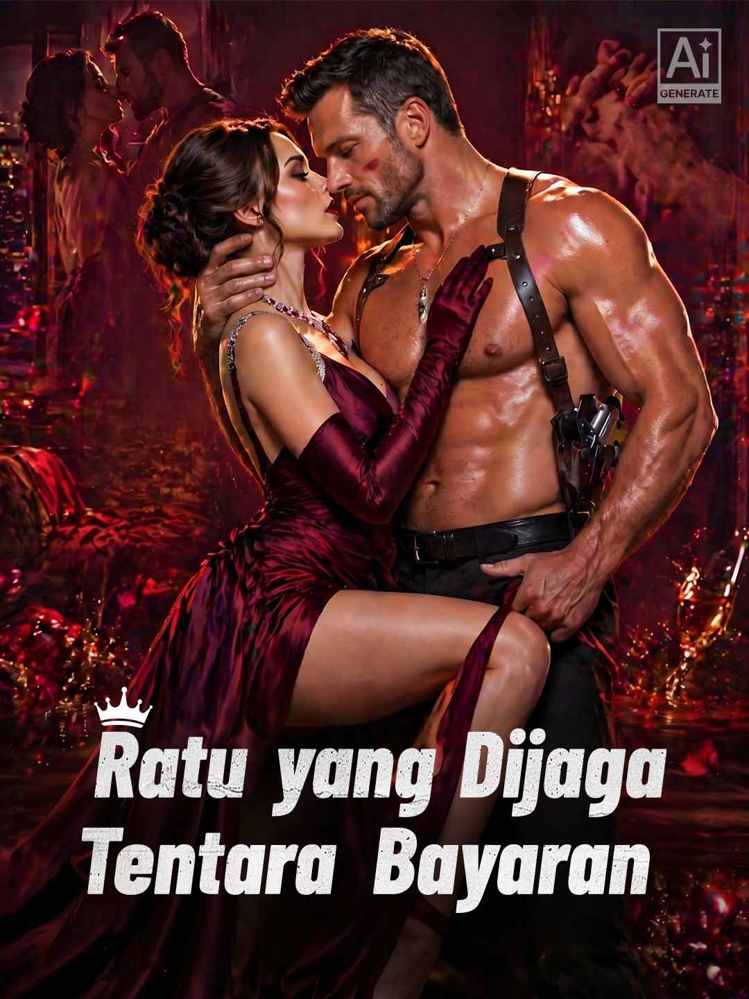 Poster Ratu yang Dijaga Tentara Bayaran