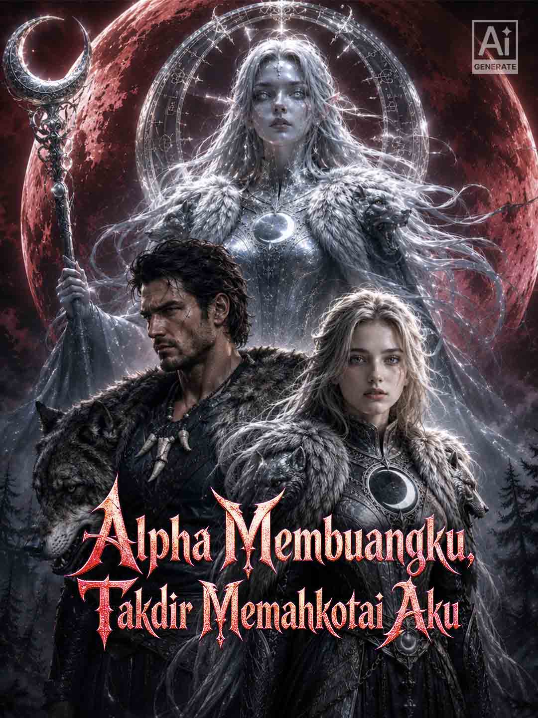 Poster Alpha Membuangku, Takdir Memahkotai Aku