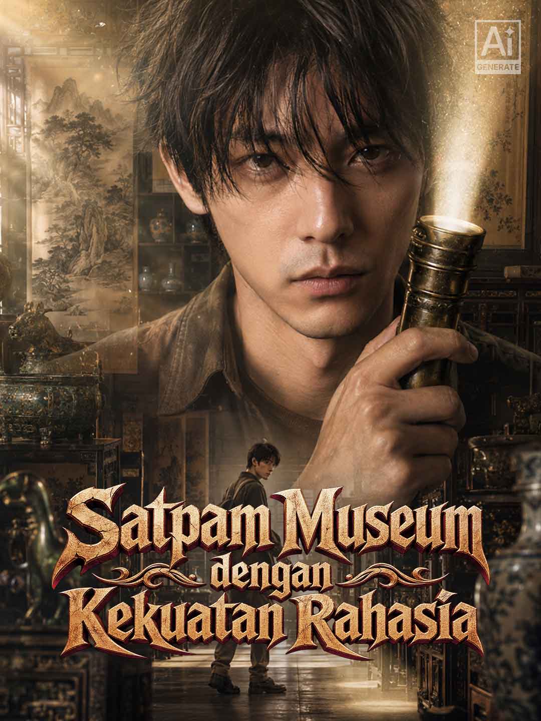 Poster Satpam Museum dengan Kekuatan Rahasia