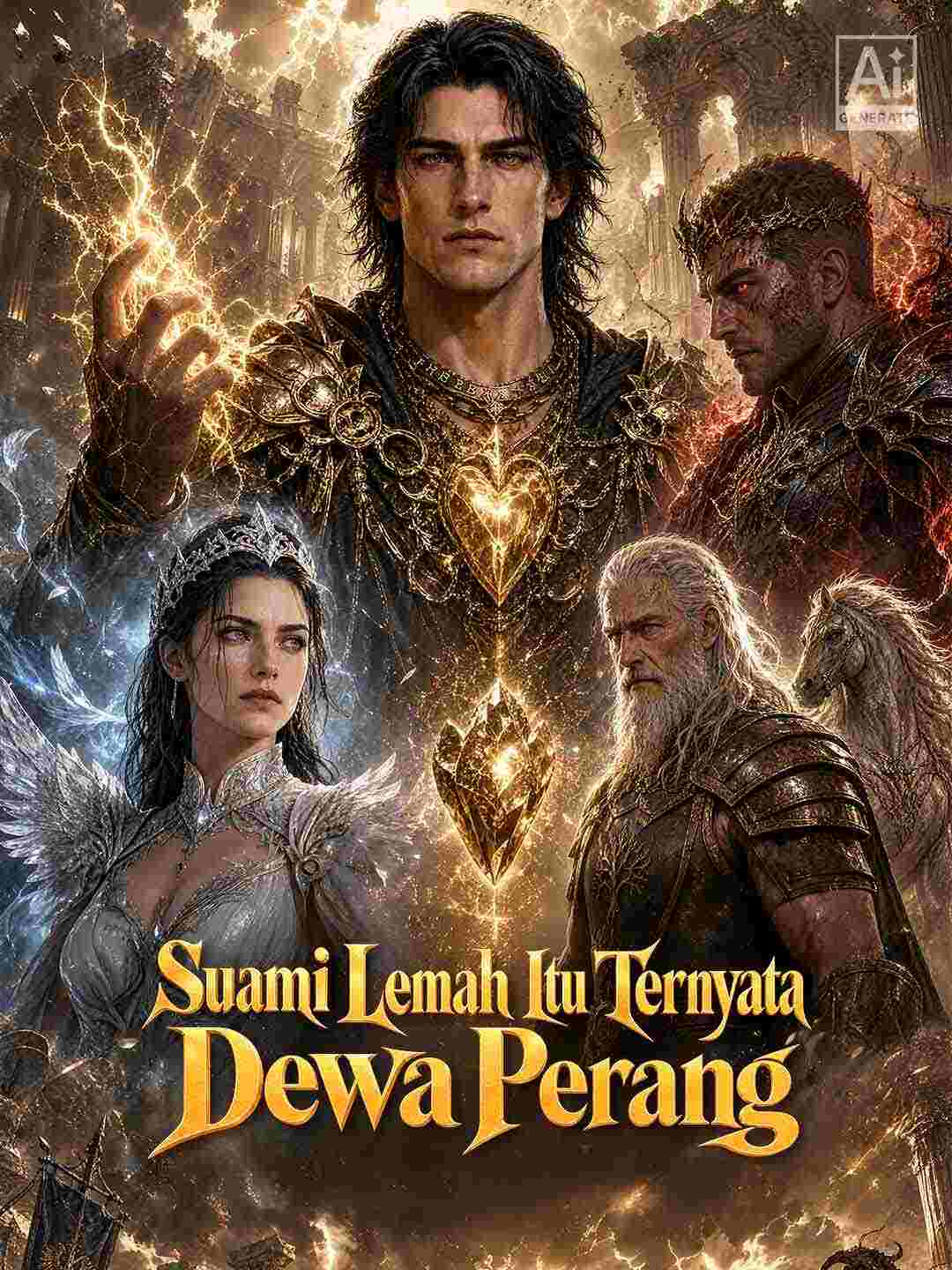 Poster Suami Lemah Itu Ternyata Dewa Perang