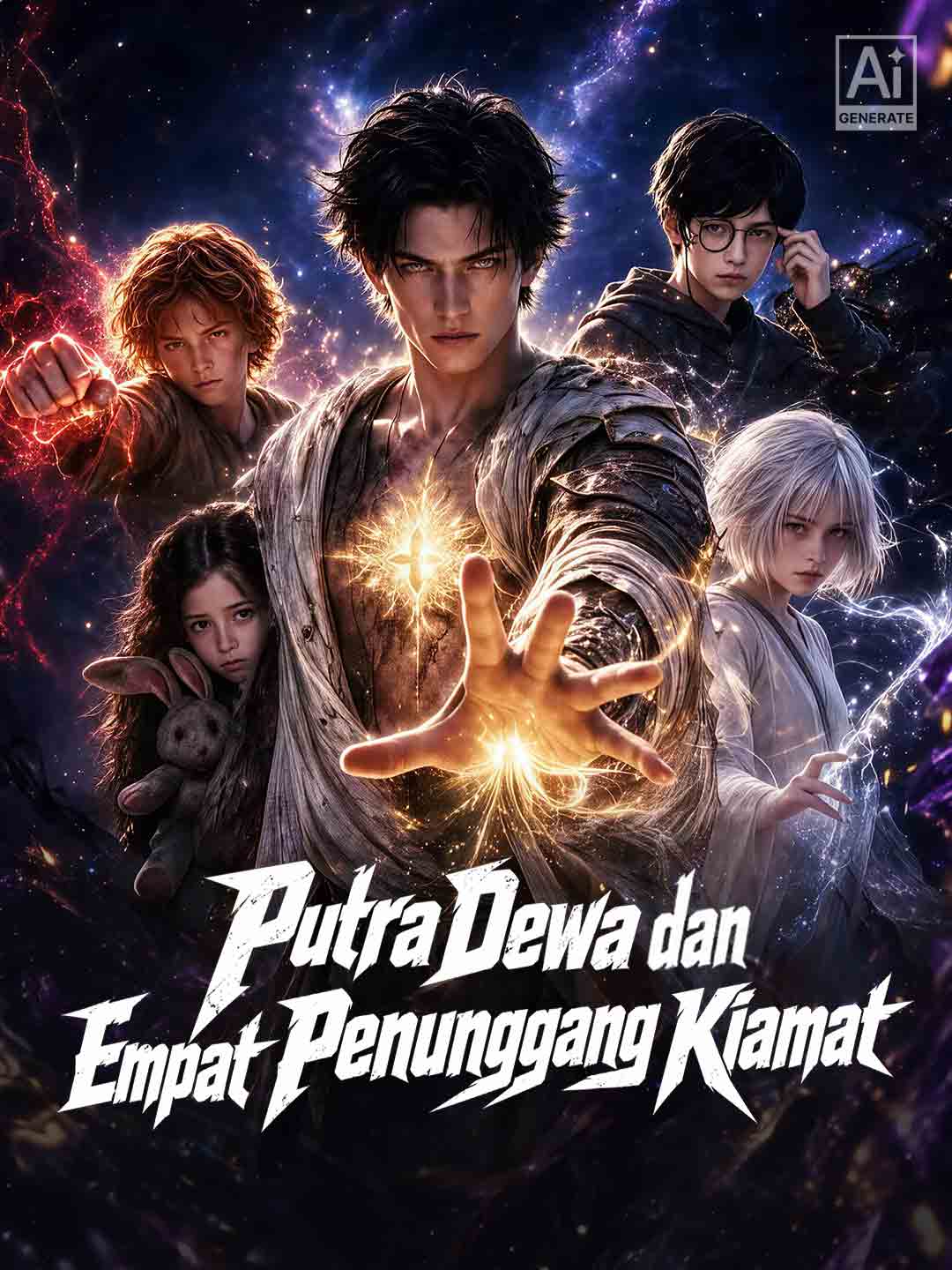 Poster Putra Dewa dan Empat Penunggang Kiamat