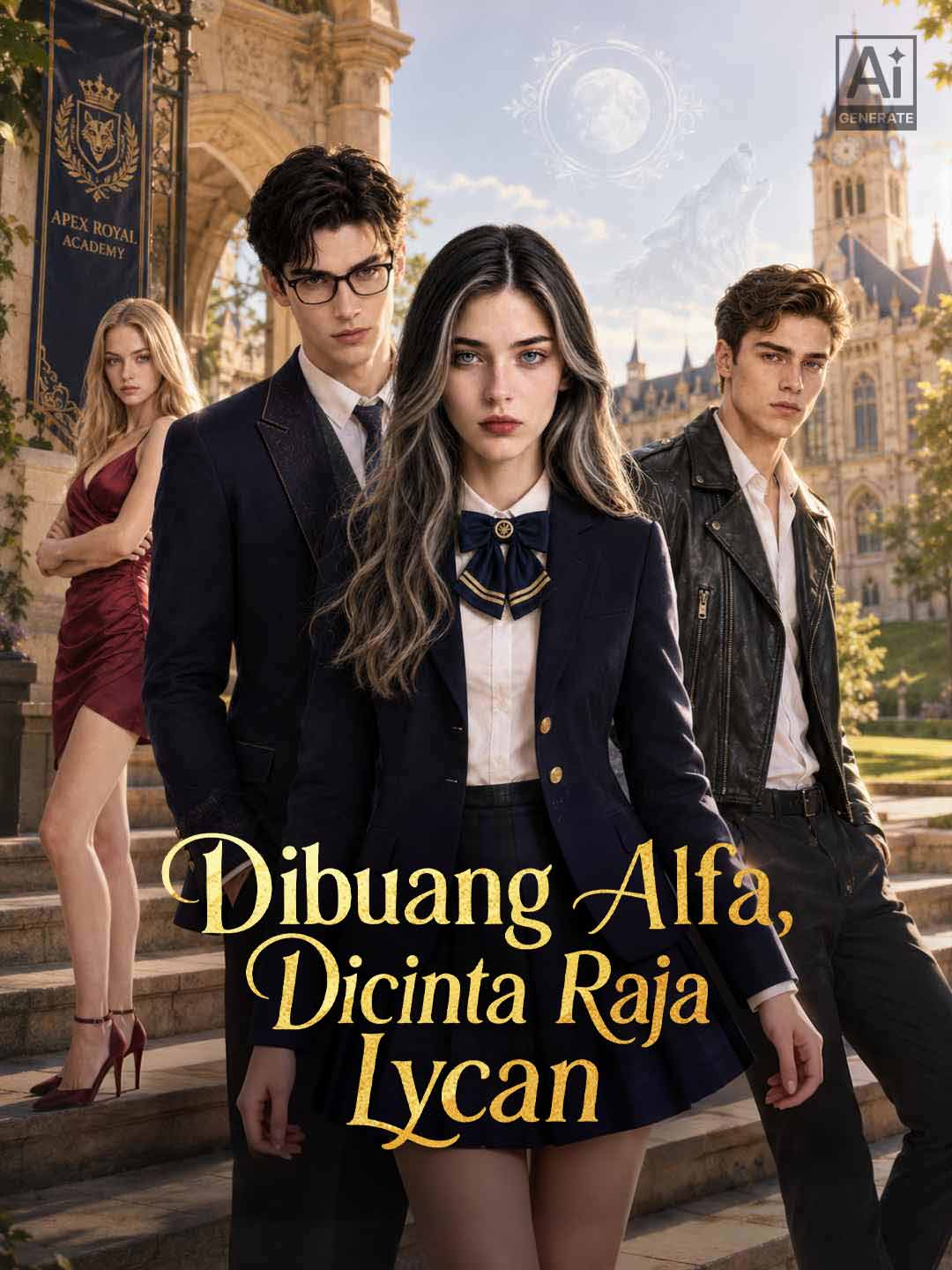 Poster Dibuang Alfa, Dicinta Raja Lycan