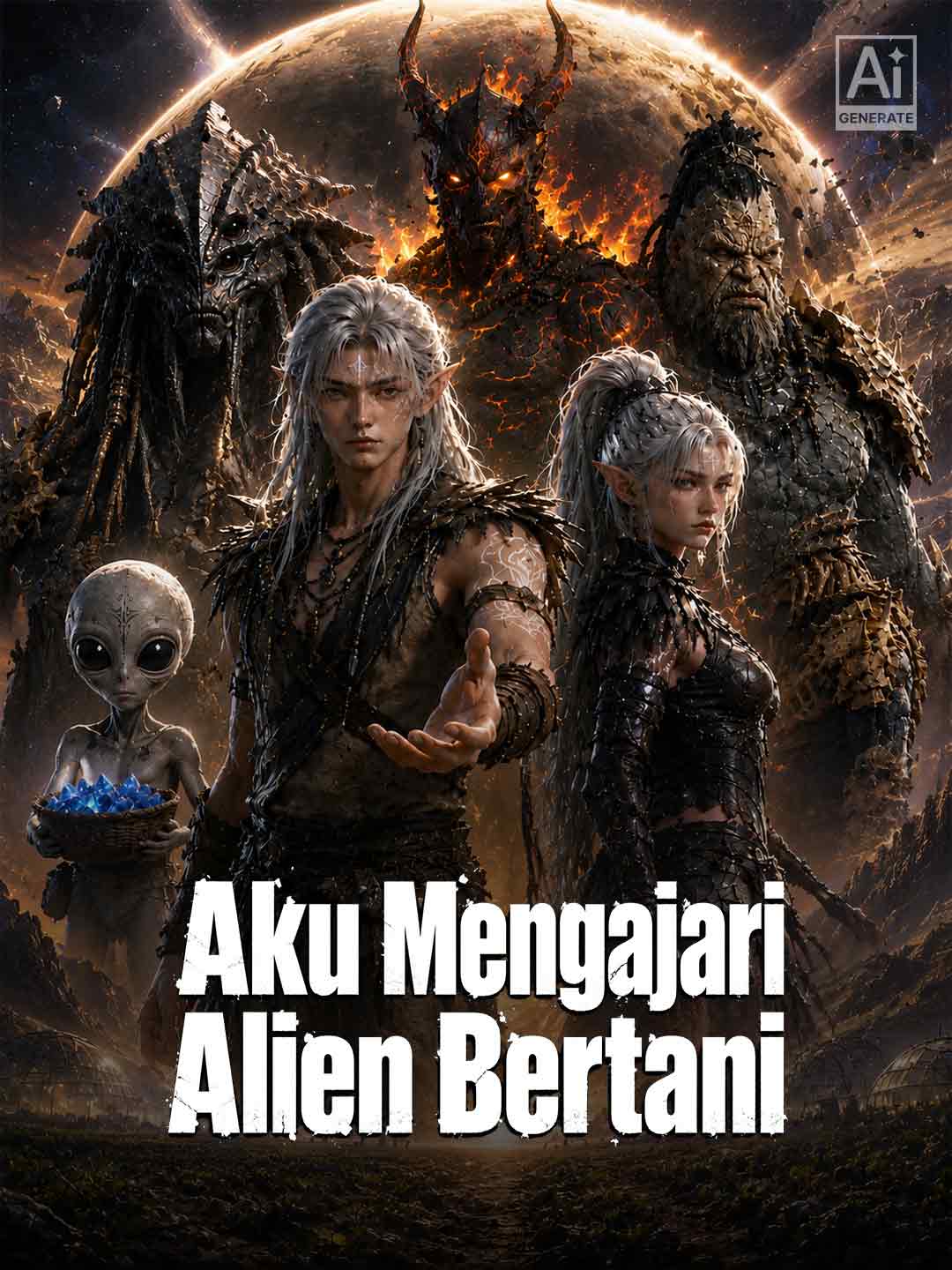 Poster Aku Mengajari Alien Bertani