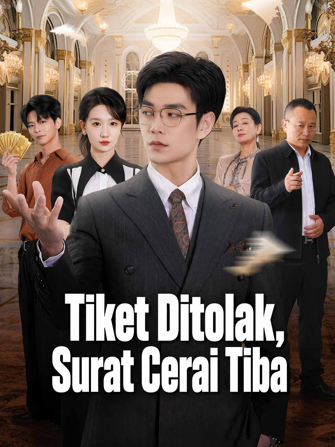 Poster Tiket Ditolak, Surat Cerai Tiba