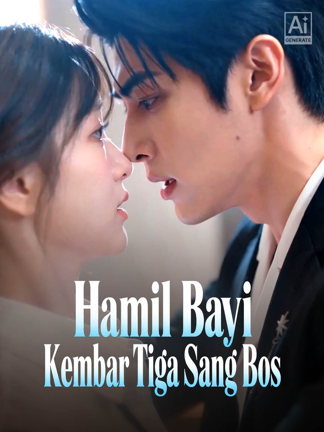 Poster Hamil Bayi Kembar Tiga Sang Bos