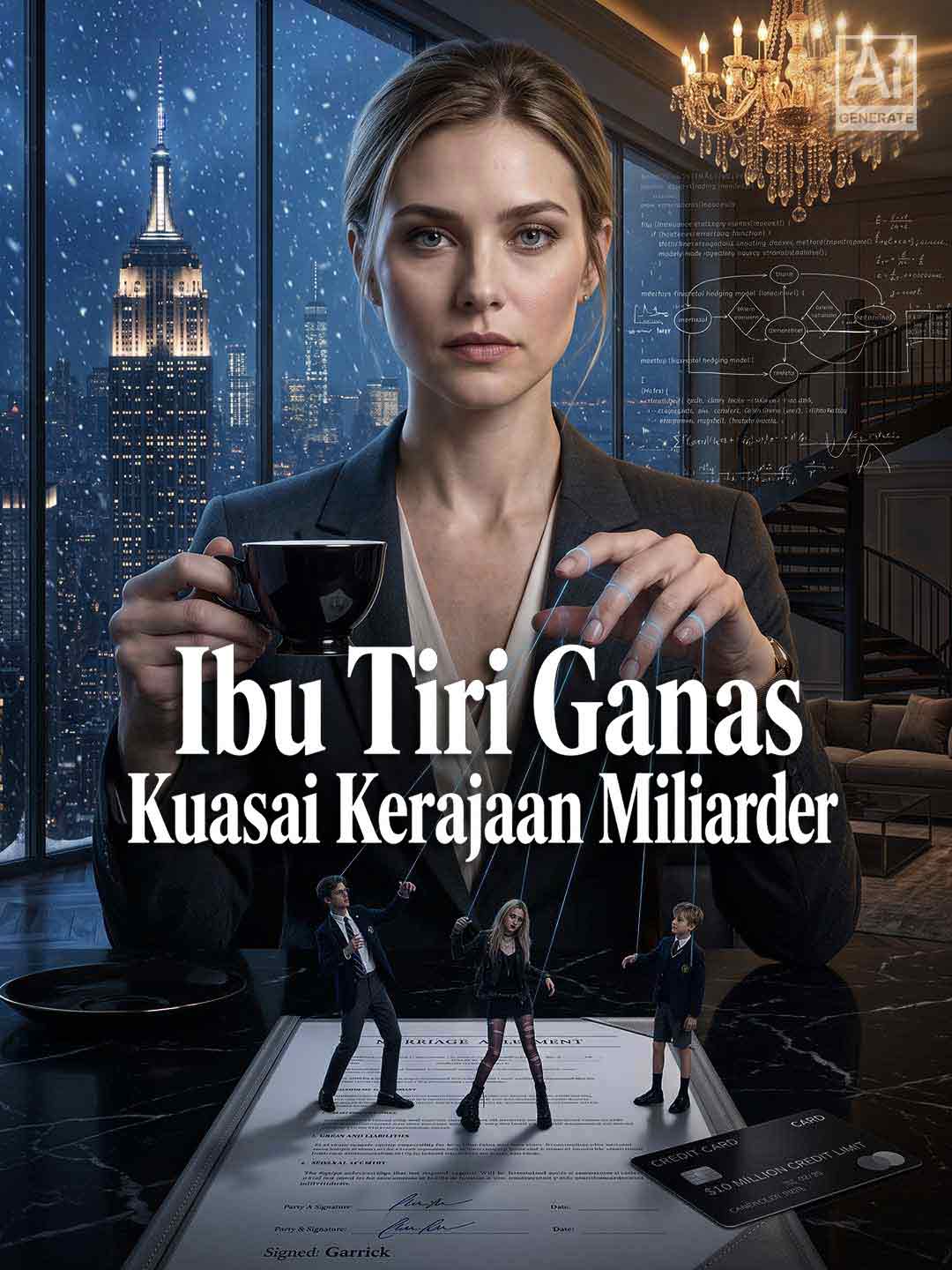 Poster Ibu Tiri Ganas Kuasai Kerajaan Miliarder