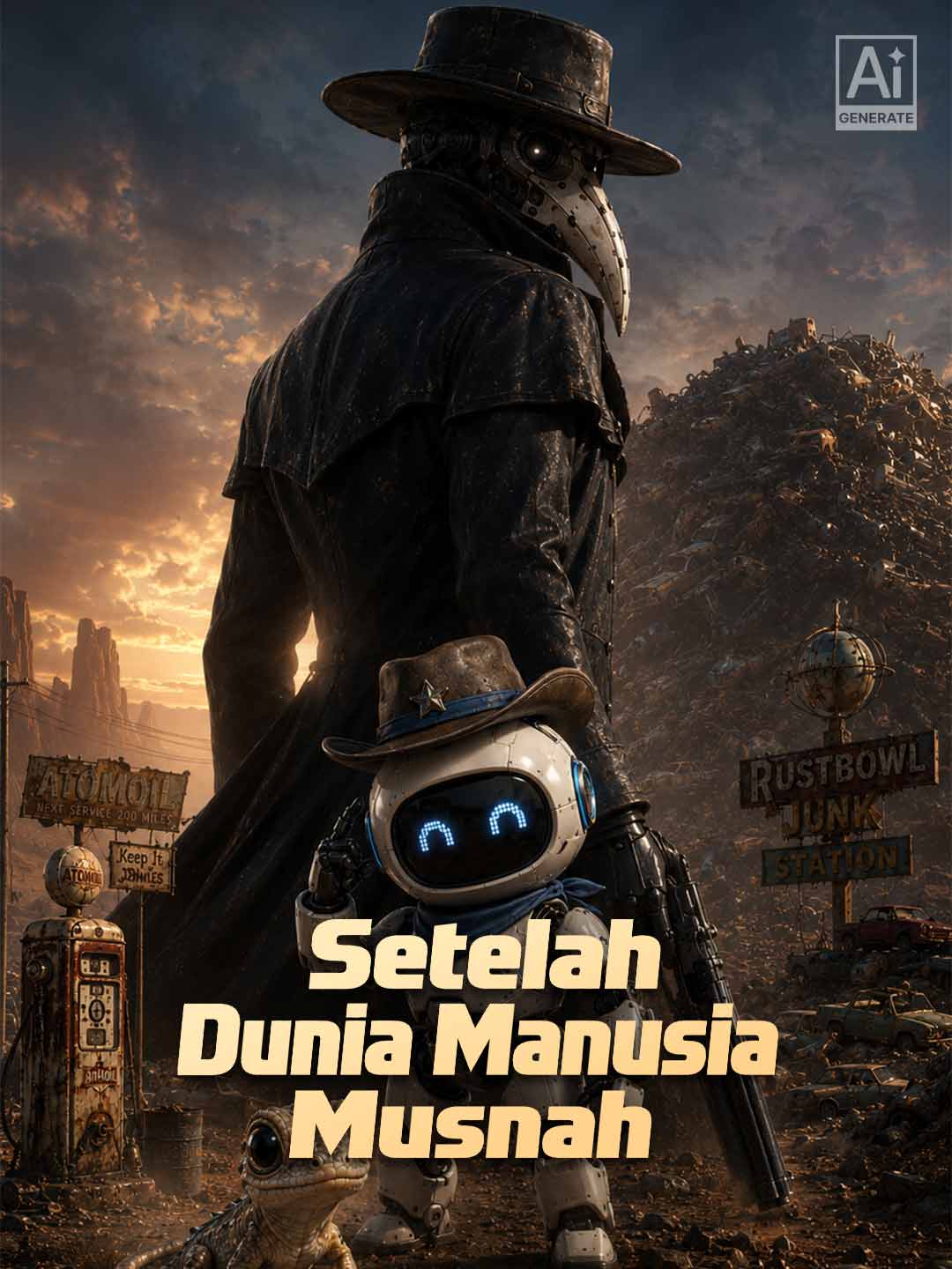 Poster Setelah Dunia Manusia Musnah(Bersambung)