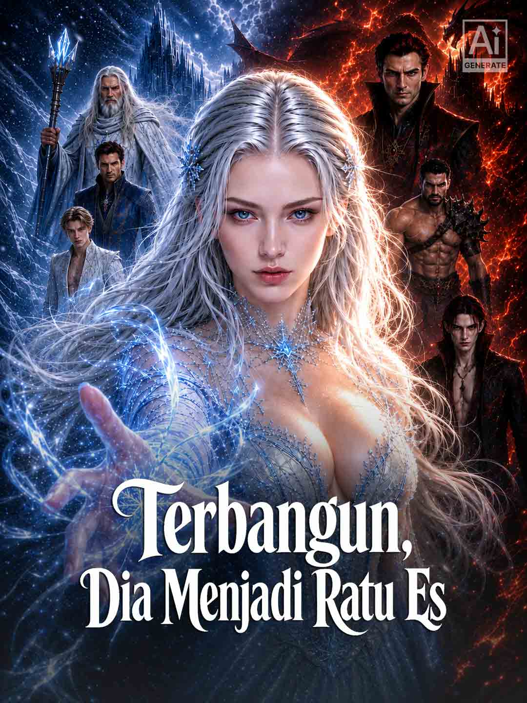 Poster Terbangun, Dia Menjadi Ratu Es