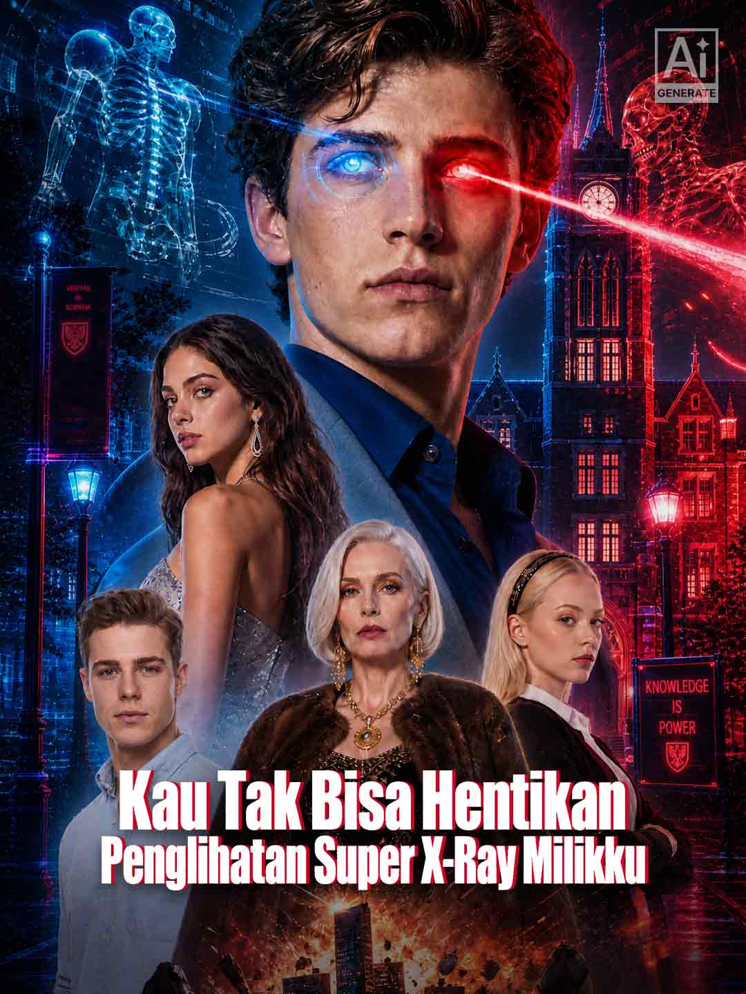 Poster Kau Tak Bisa Hentikan Penglihatan Super X-Ray Milikku