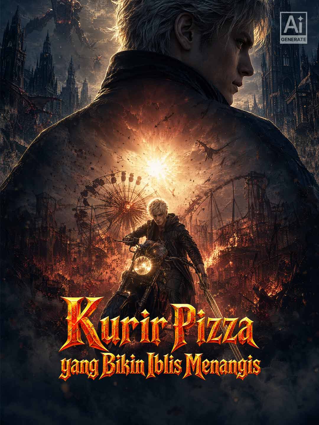 Poster Kurir Pizza yang Bikin Iblis Menangis