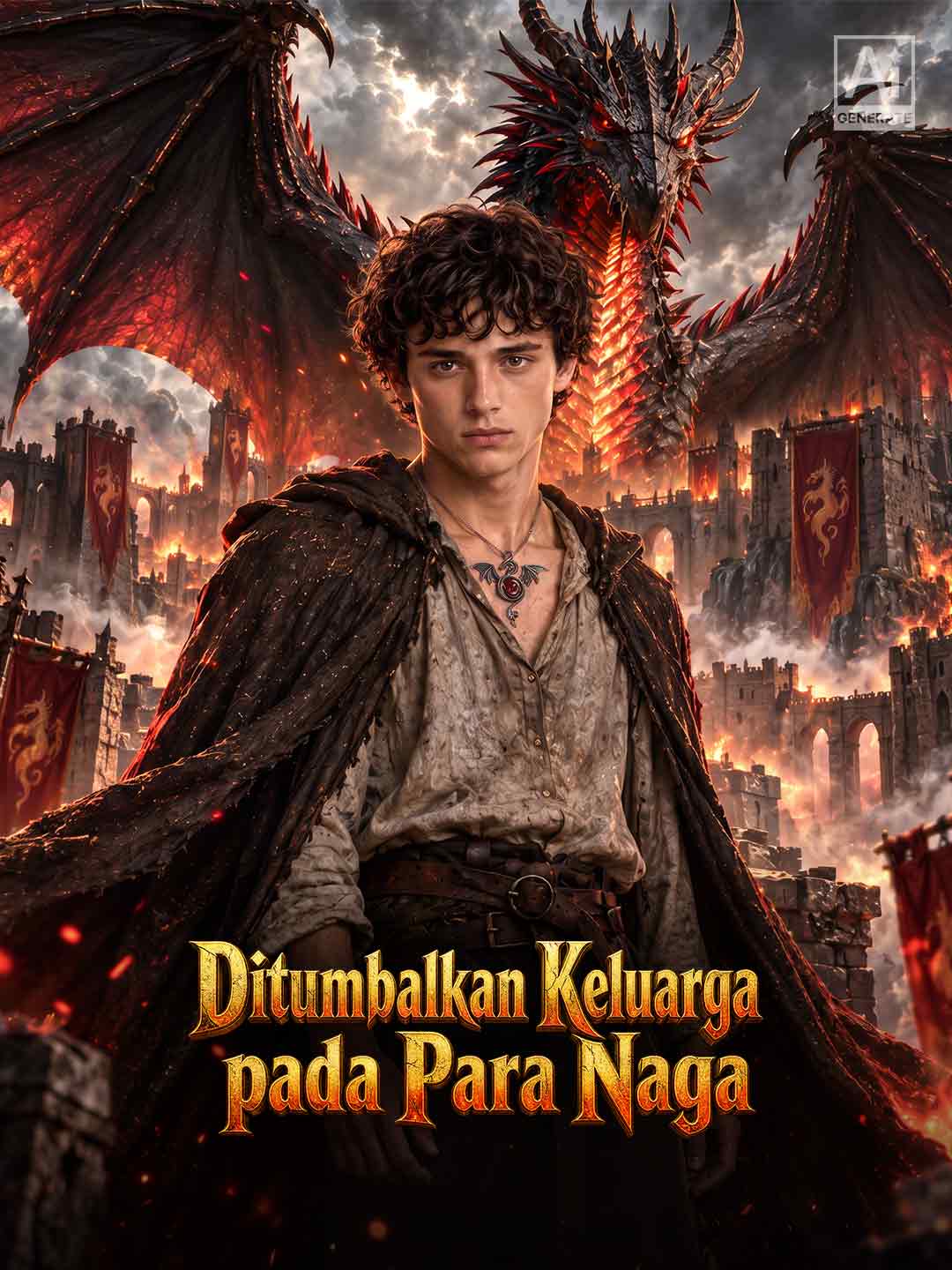 Poster Ditumbalkan Keluarga pada Para Naga