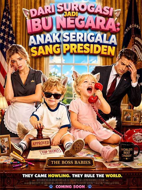 Poster Dari Surogasi Jadi Ibu Negara: Anak Serigala Sang Presiden