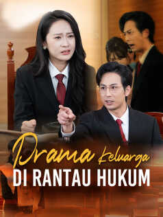 Poster Drama Keluarga di Rantau Hukum