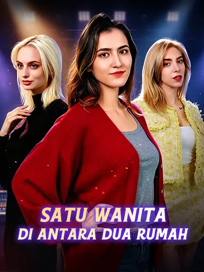 Poster Satu Wanita di Antara Dua Rumah