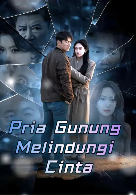 Poster Pria Gunung Melindungi Cinta