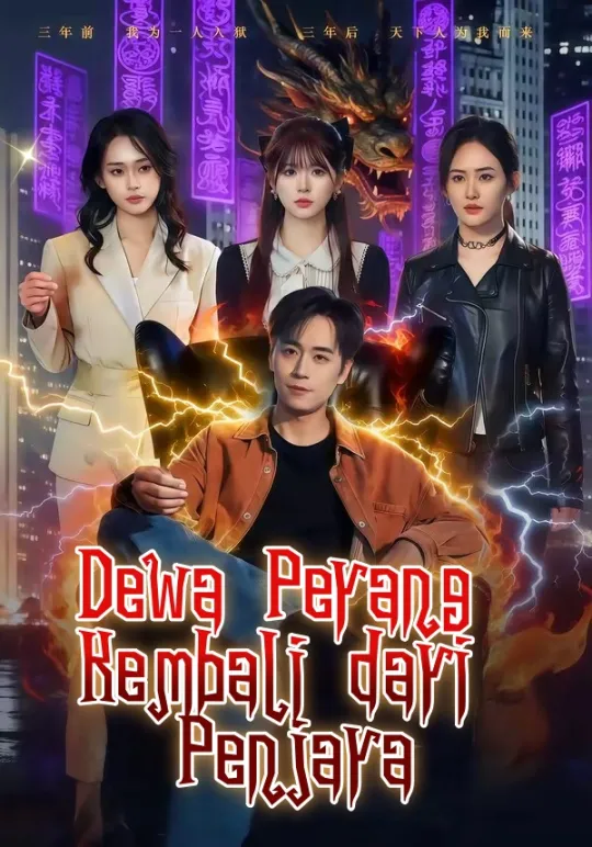 Poster Dewa Perang Kembali dari Penjara