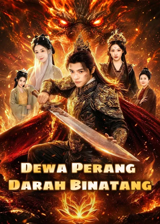 Poster Dewa Perang Darah Binatang