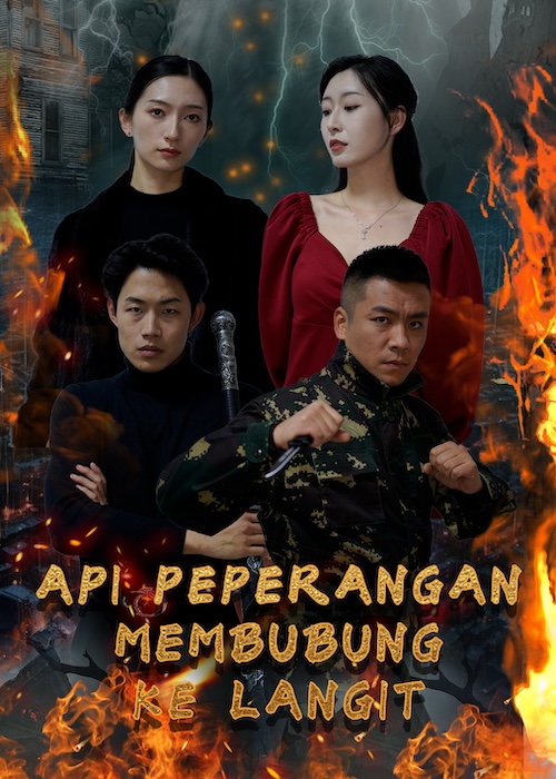 Poster Api Peperangan Membubung ke Langit