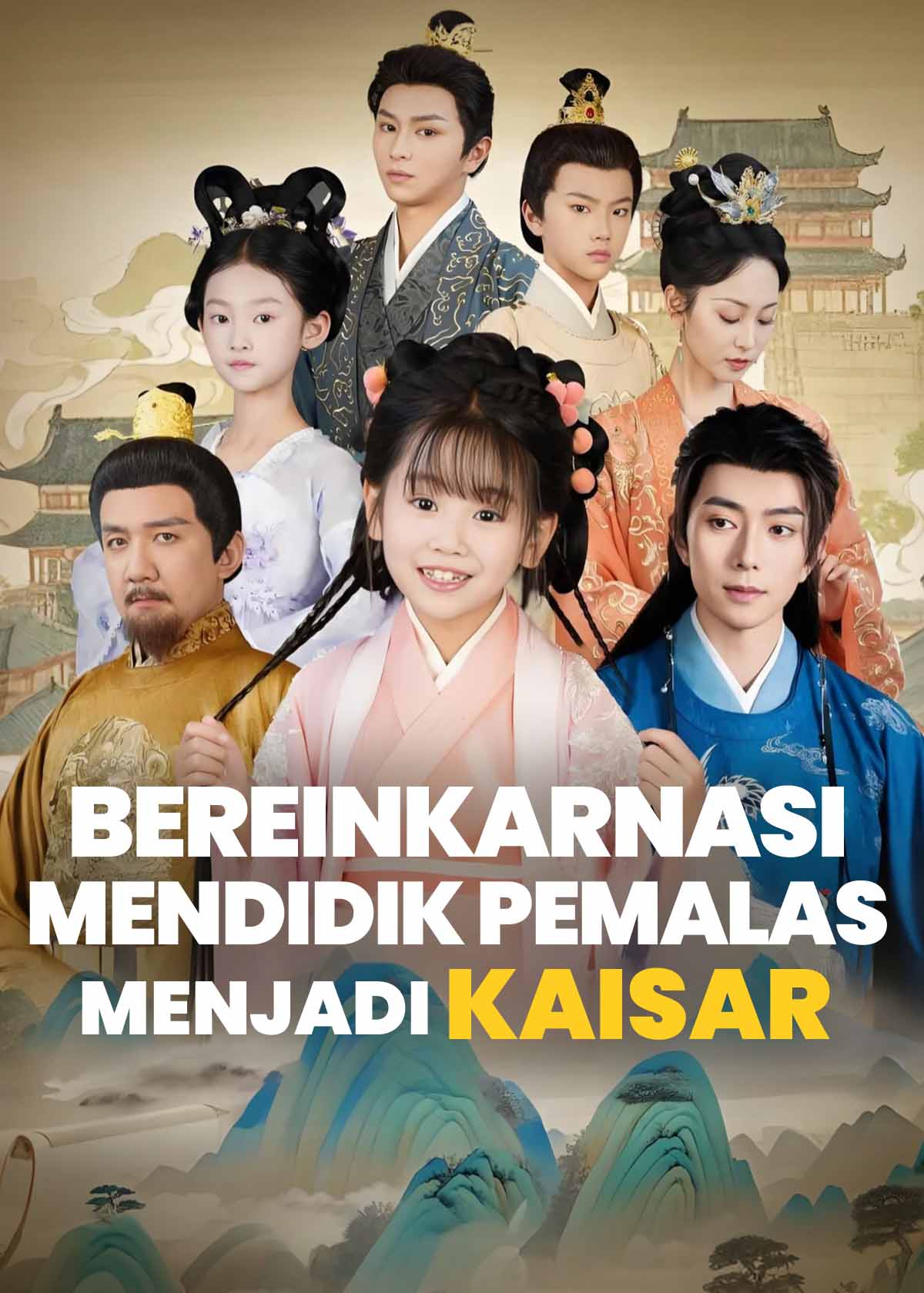 Poster Bereinkarnasi Mendidik Pemalas Menjadi Kaisar