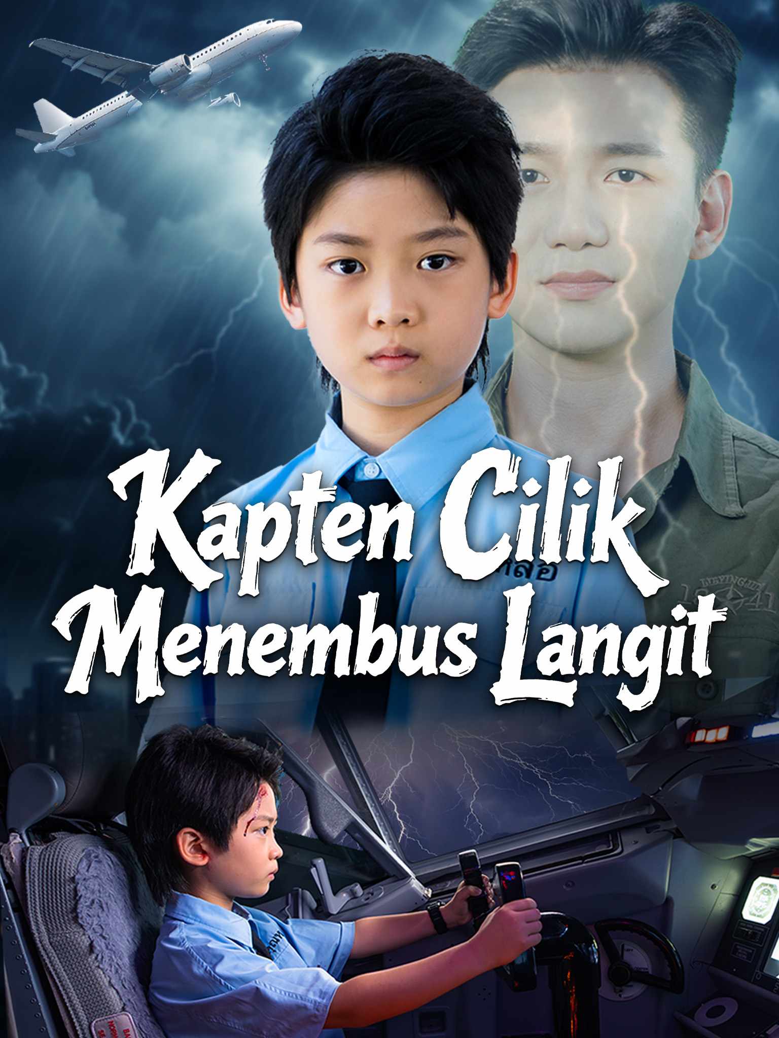 Poster Kapten Cilik Menembus Langit